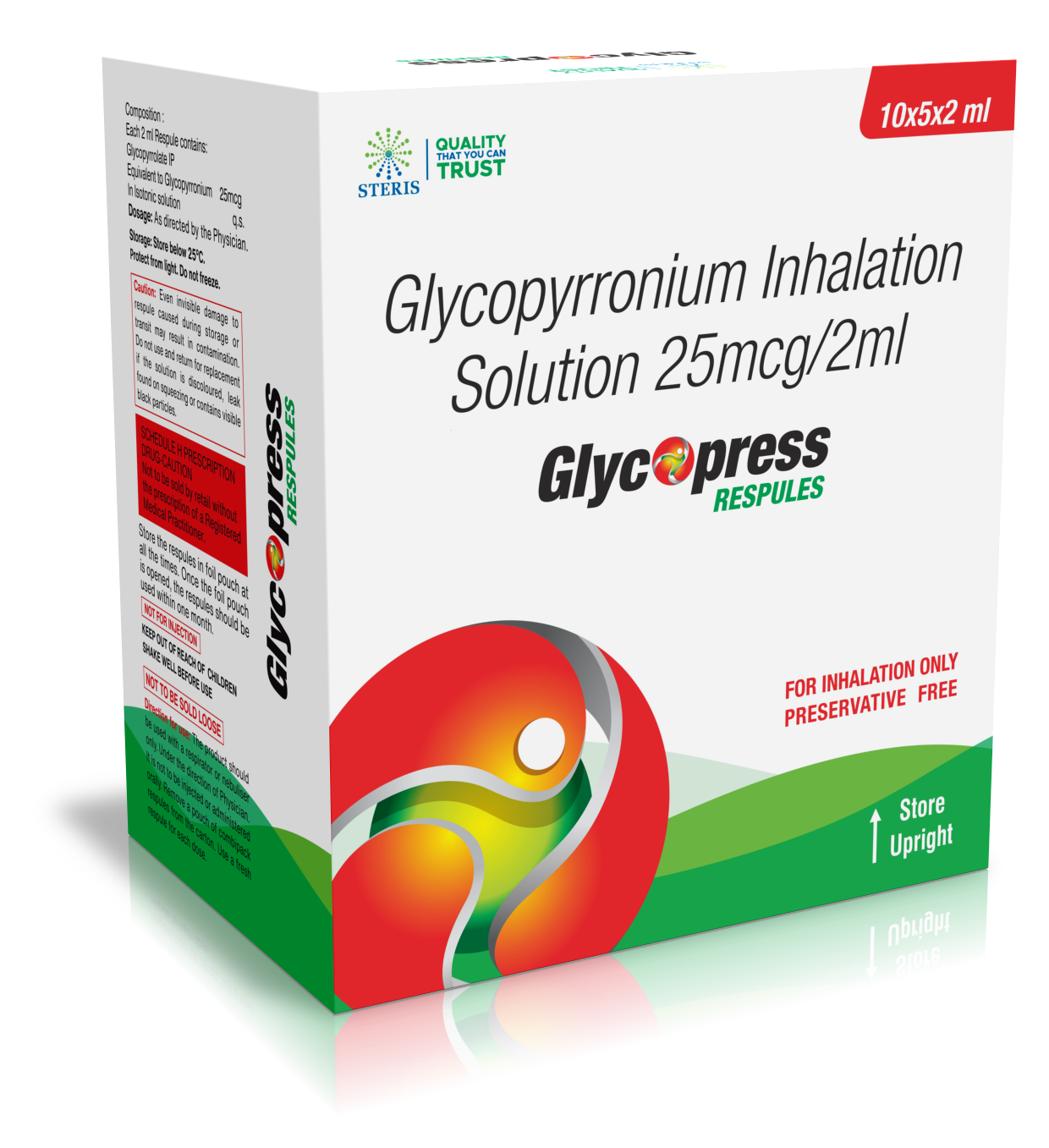 Glycopress Respules product pack