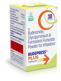 Budepress Plus Capsules product pack