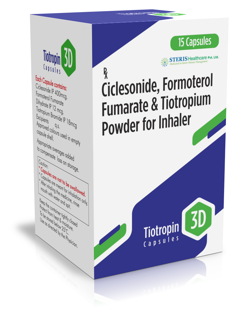 Tiotropin Capsules product pack