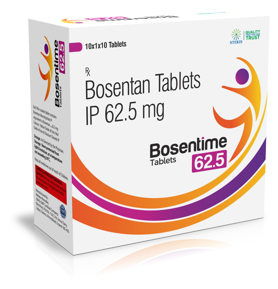 Bosentime 62.5 product pack