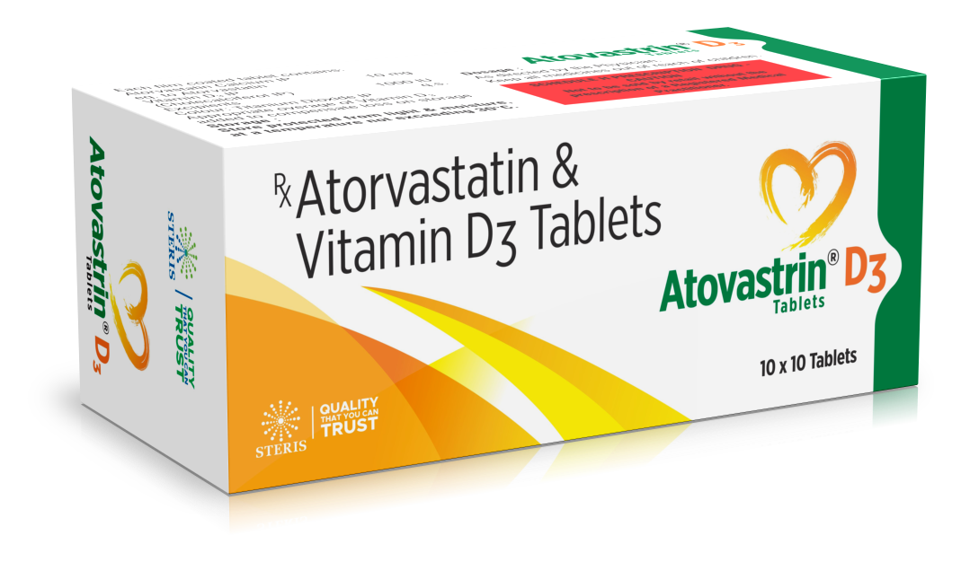 Atovastrin D3 product pack