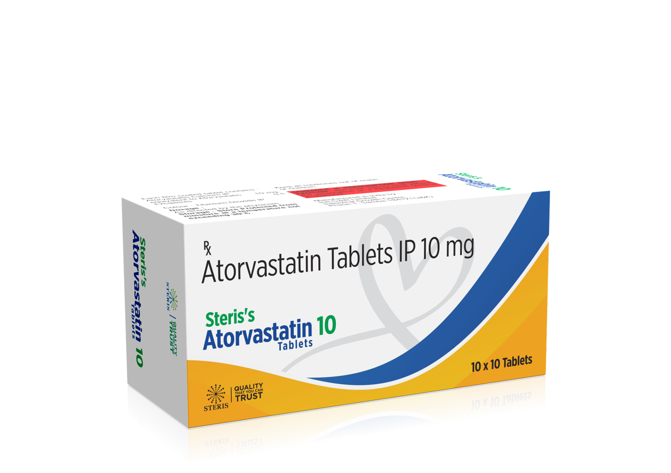 STERIS ATORVASTATIN 10 product pack