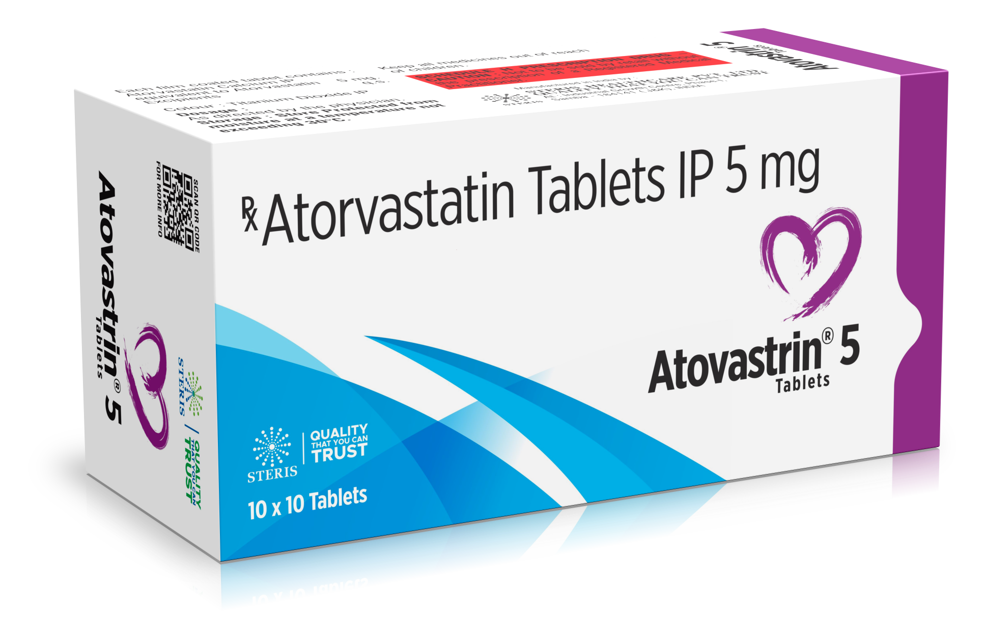 Atovastrin 5 product pack