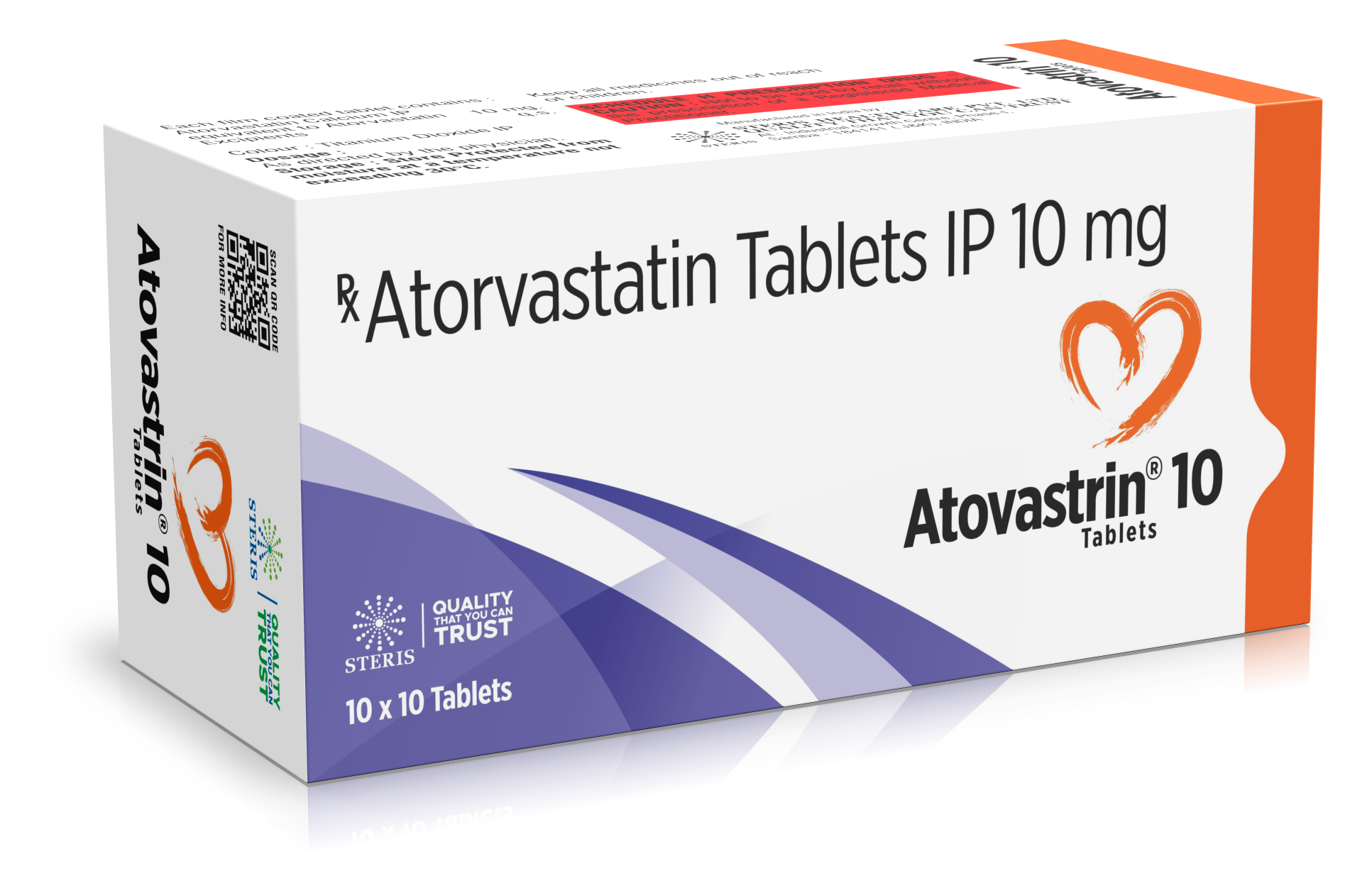 Atovastrin 10 product pack