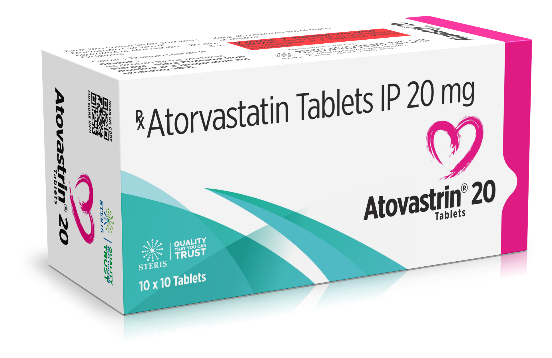 Atovastrin 20 product pack
