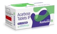 Acarbzone 25 product pack