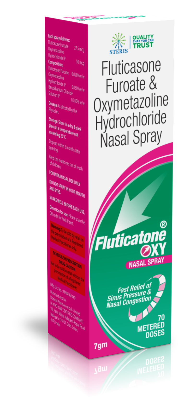 Fluticatone Oxy product pack