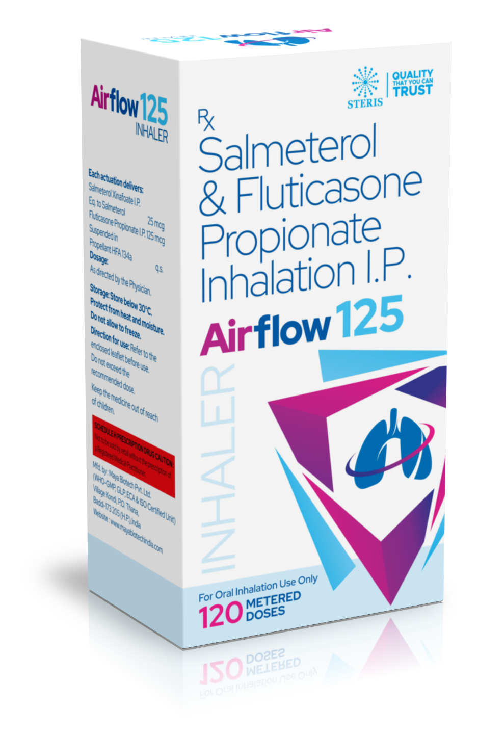 Airflow 125 product pack