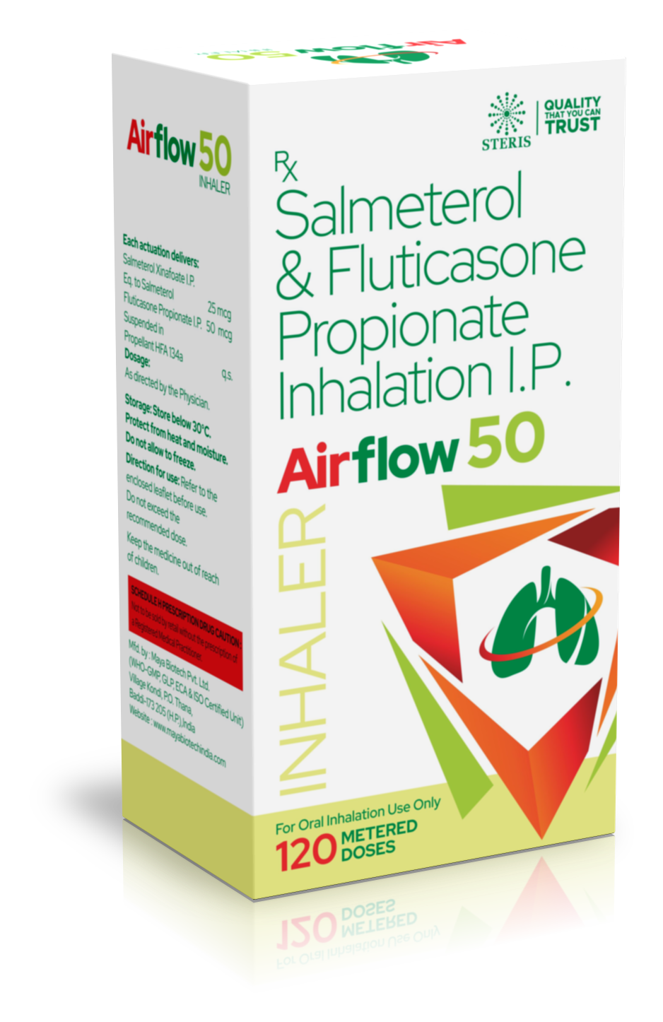 AIRFLOW 50 INH product pack