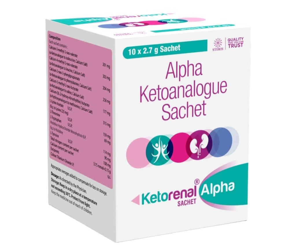 KETORENAL ALPHA SACHET product pack