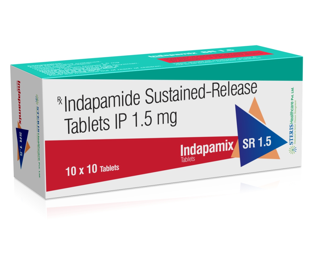 Indapamide SR 1.5 mg product pack
