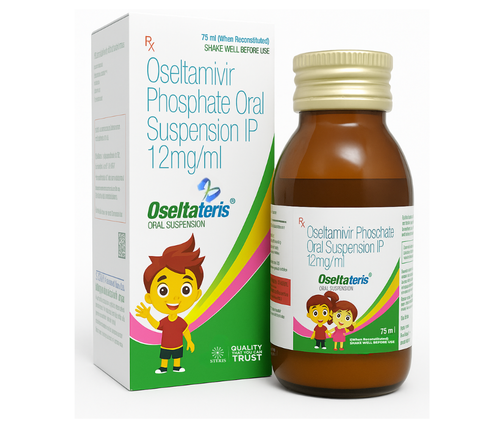 Oseltateris Oral Suspension product pack