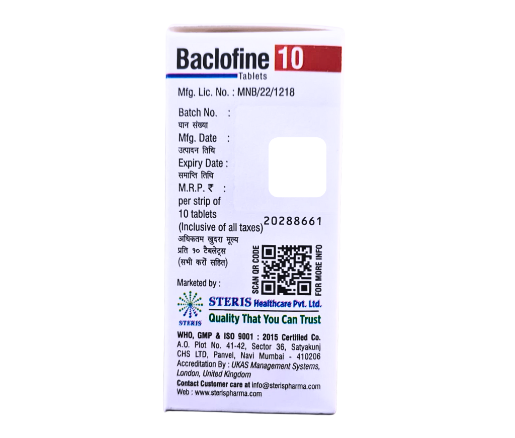 Baclofine 10 view 3