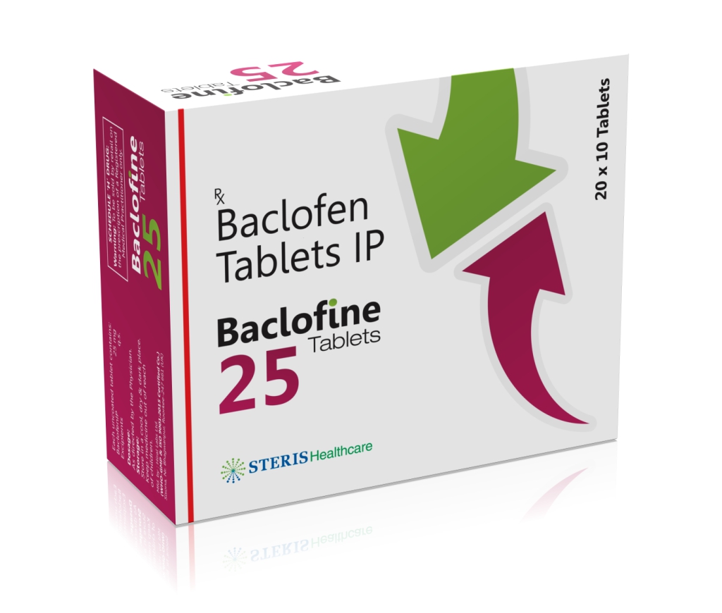 Baclofine 25 product pack
