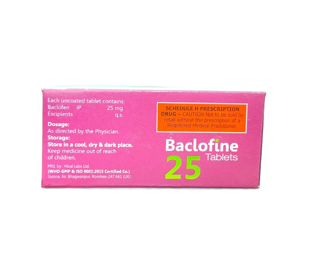 Baclofine 25 view 2