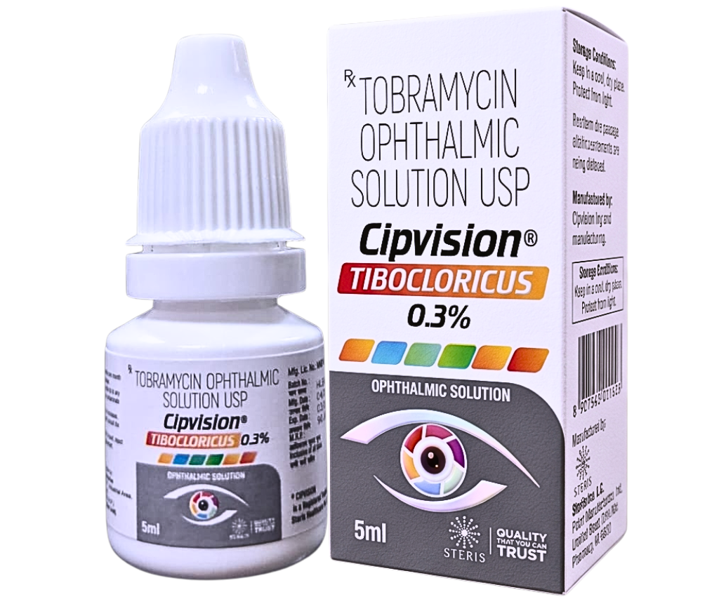 Cipvision Tibocloricus 0.3% product pack