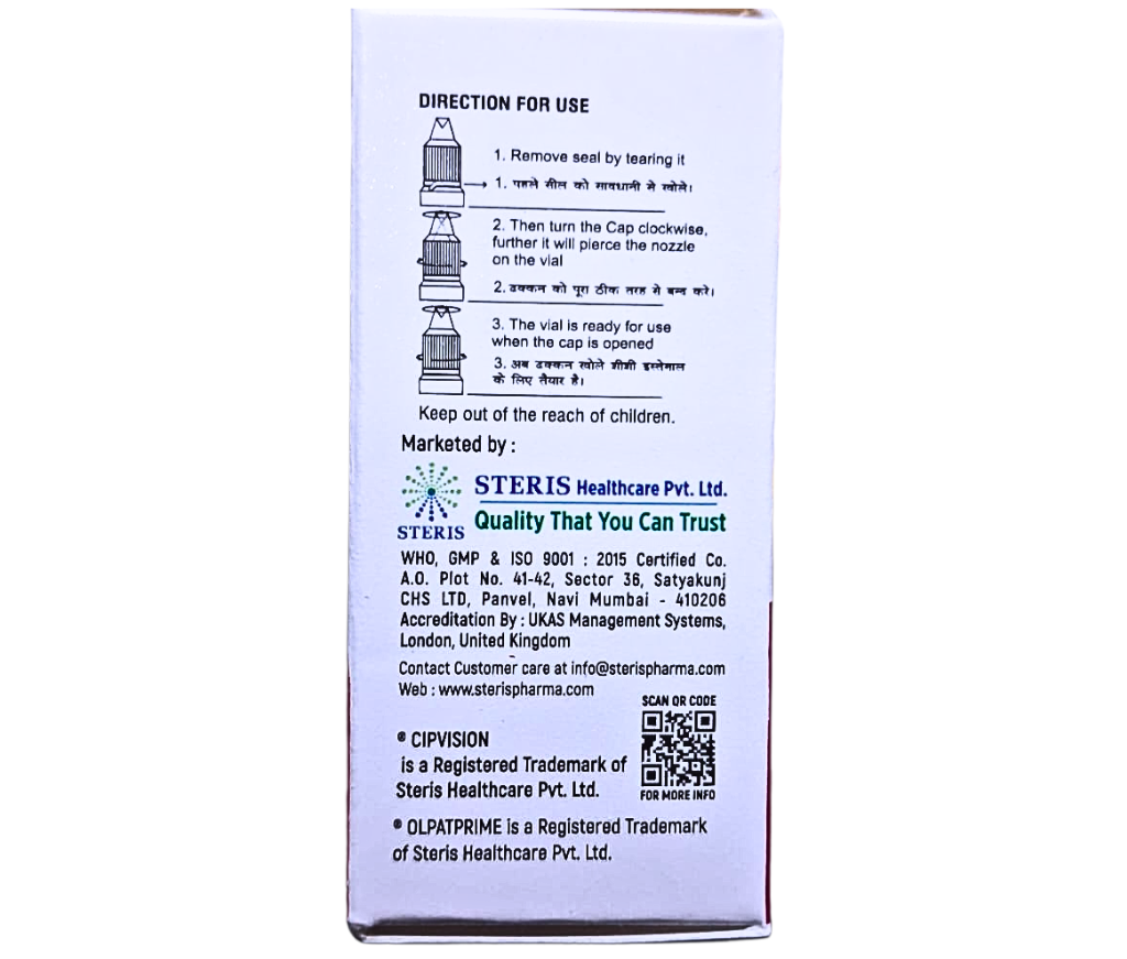 Cipvision Olpatprime Keto view 2