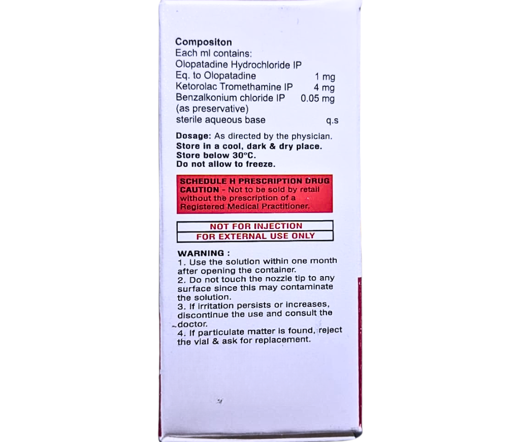 Cipvision Olpatprime Keto view 3