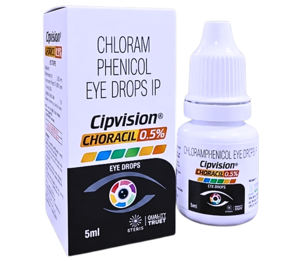 Cipvision Choracil 0.5% product pack