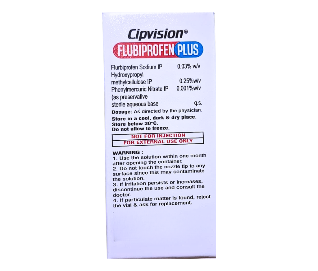 Cipvision Flubiprofen Plus view 3