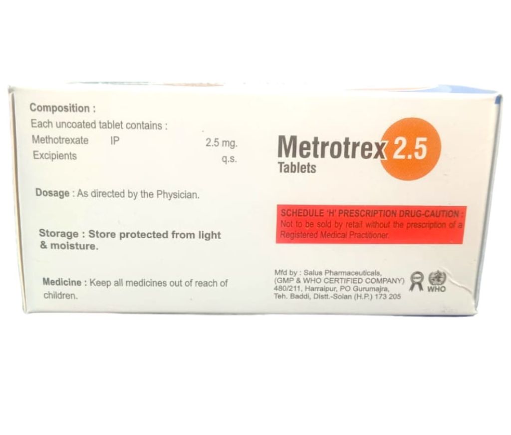 Metrotrex 2.5 view 2
