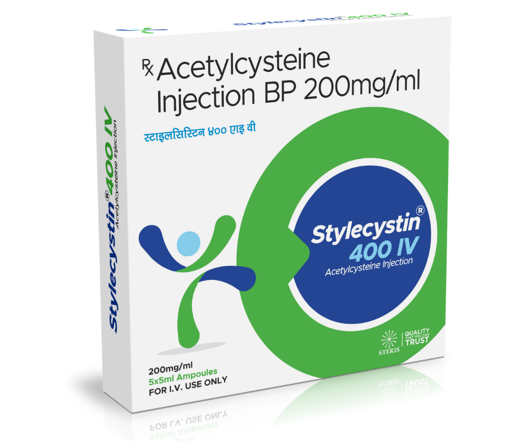 STYLECYSTIN 400 IV INJECTION product pack