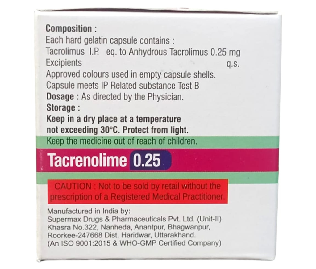 Tacrenolime 0.25 view 2