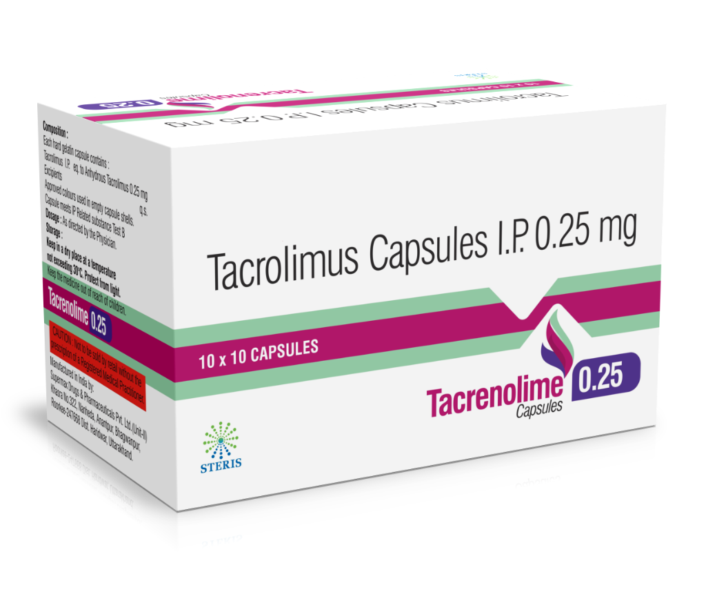 Tacrenolime 0.25 product pack