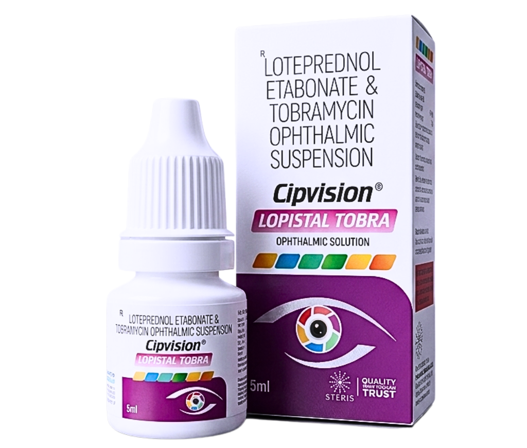 Cipvision Lopistal Tobra product pack