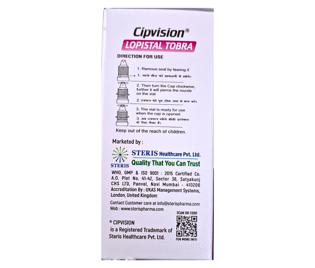 Cipvision Lopistal Tobra view 2