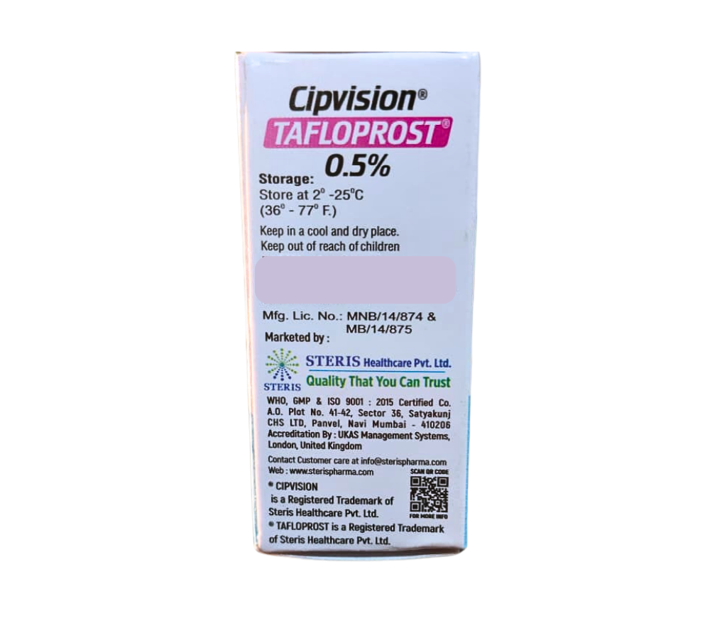Cipvision Tafloprost 0.5% view 3