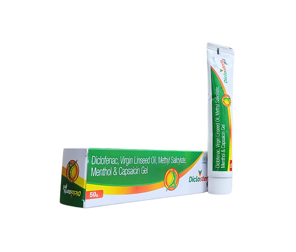 Diclosteris Gel product pack