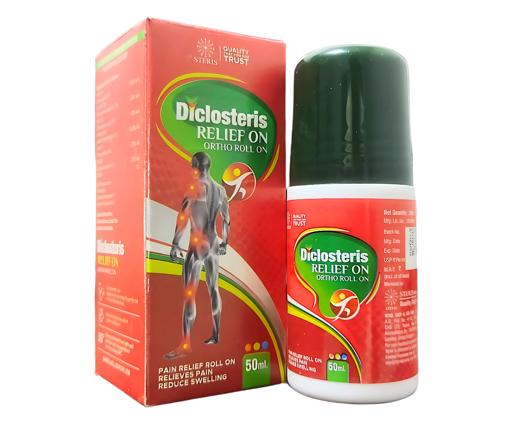 Diclosteris Relief On product pack