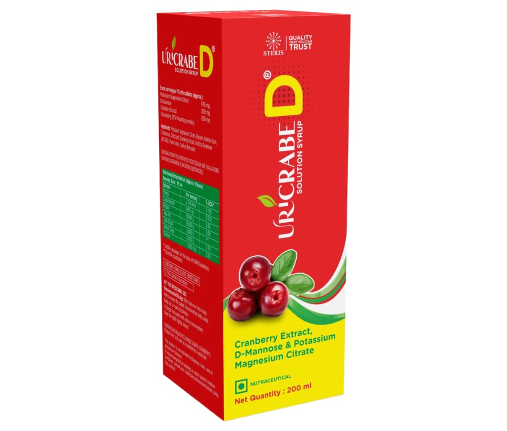 Uricrabe D Syrup product pack