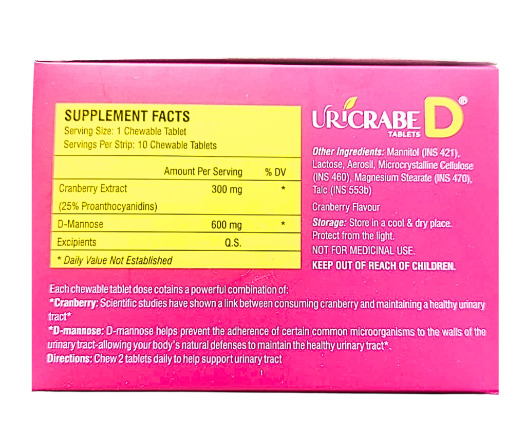 Uricrabe D Tablets view 3