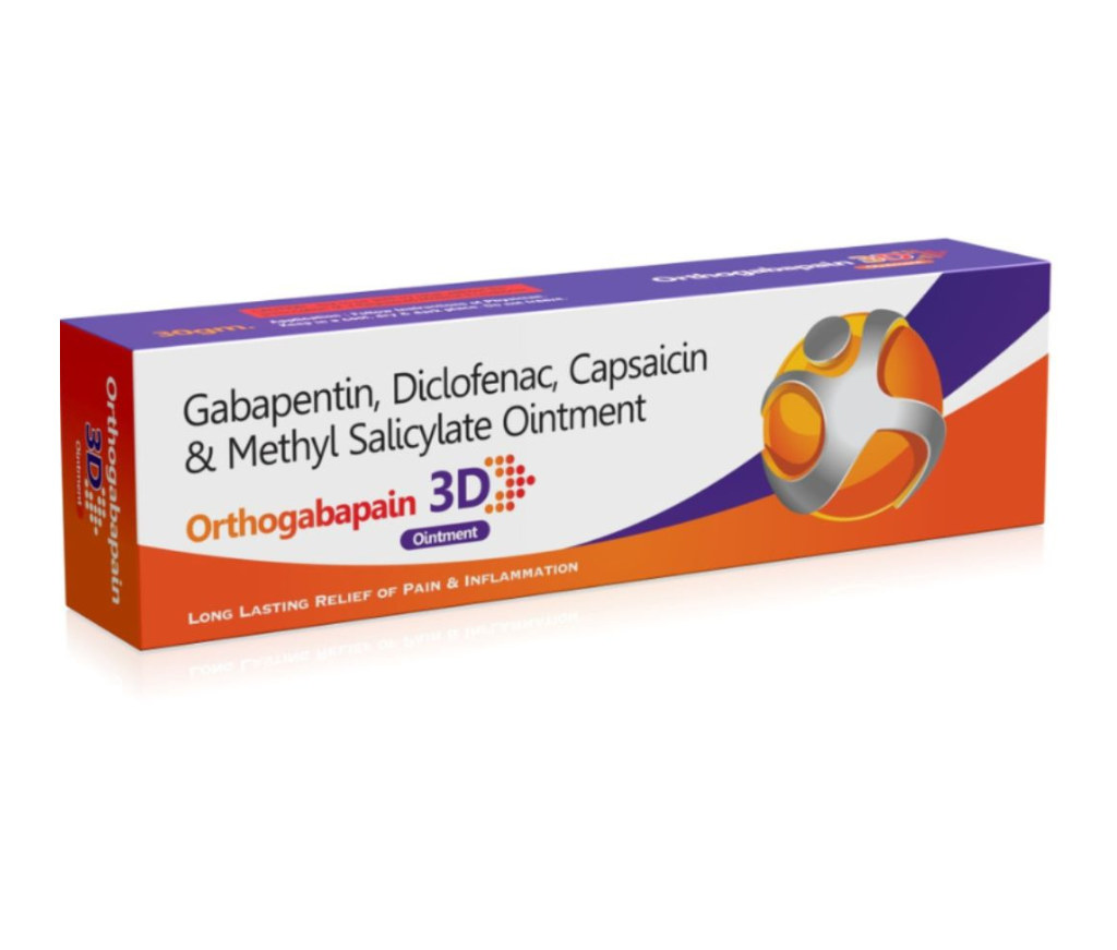 Orthogabapain 3D Ointment product pack