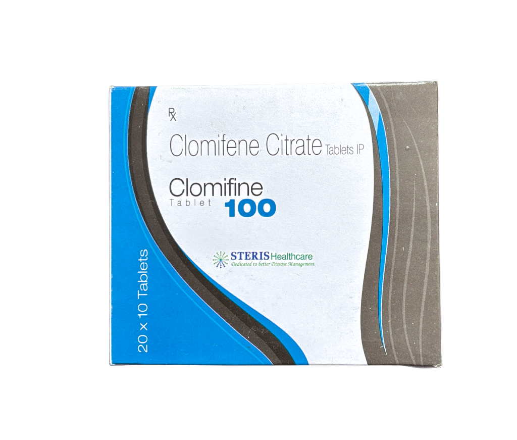 Clomifine 100 product pack
