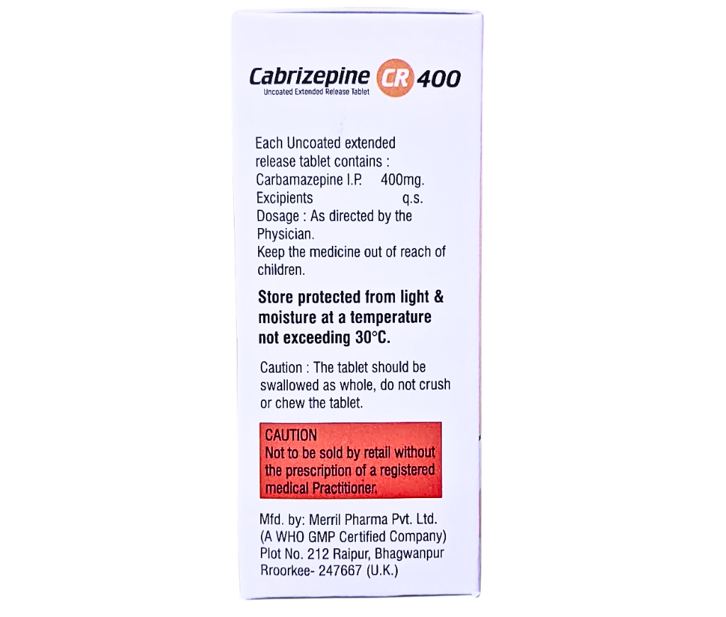 Cabrizepine CR 400 view 3