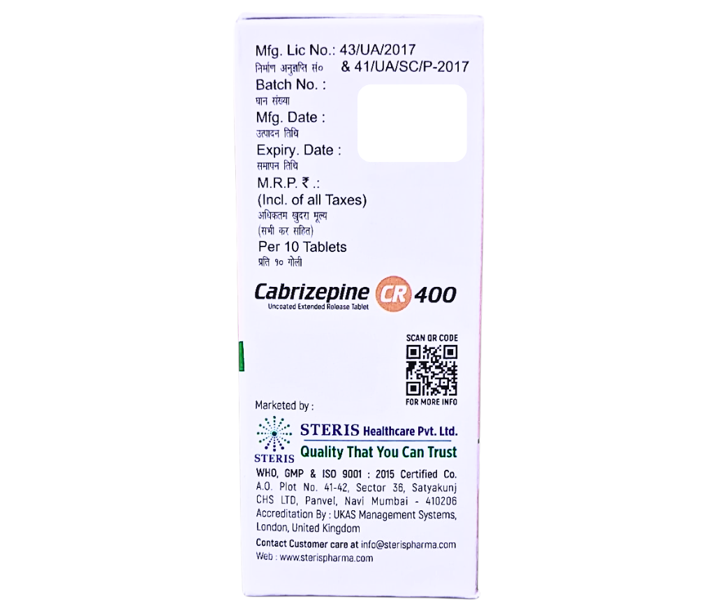 Cabrizepine CR 400 view 4