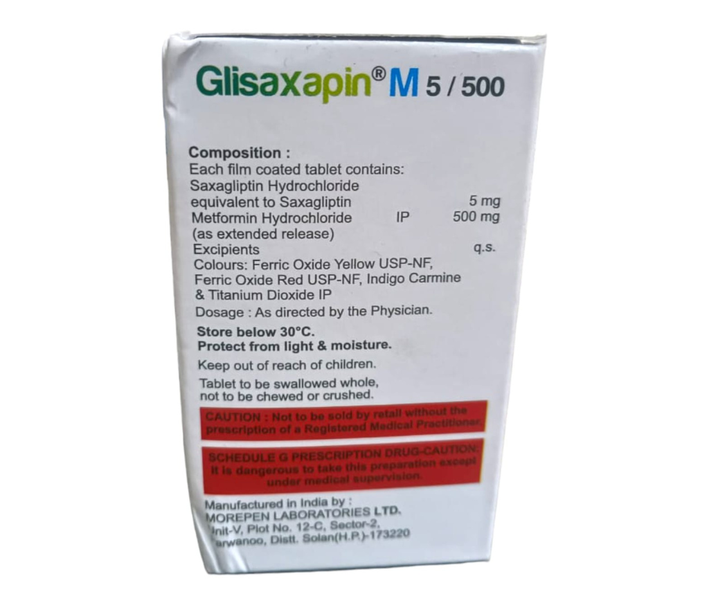 Glisaxapin m 5/500 view 2