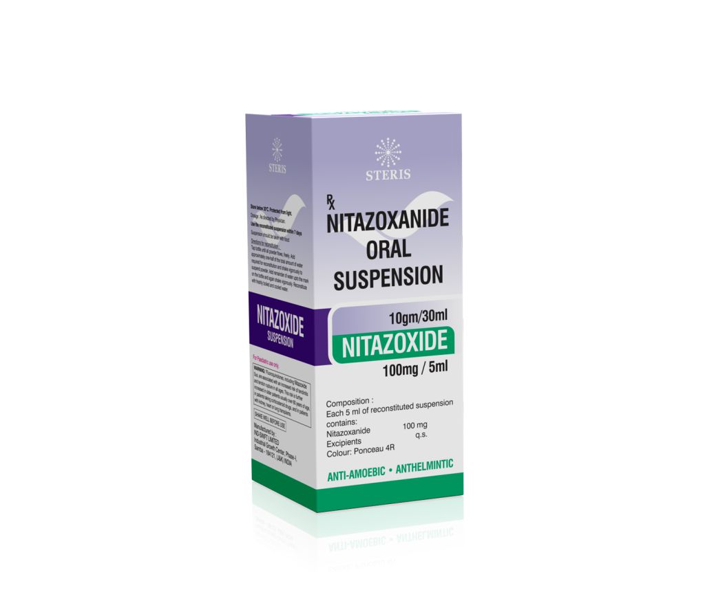 NITAZOXIDE ORAL product pack