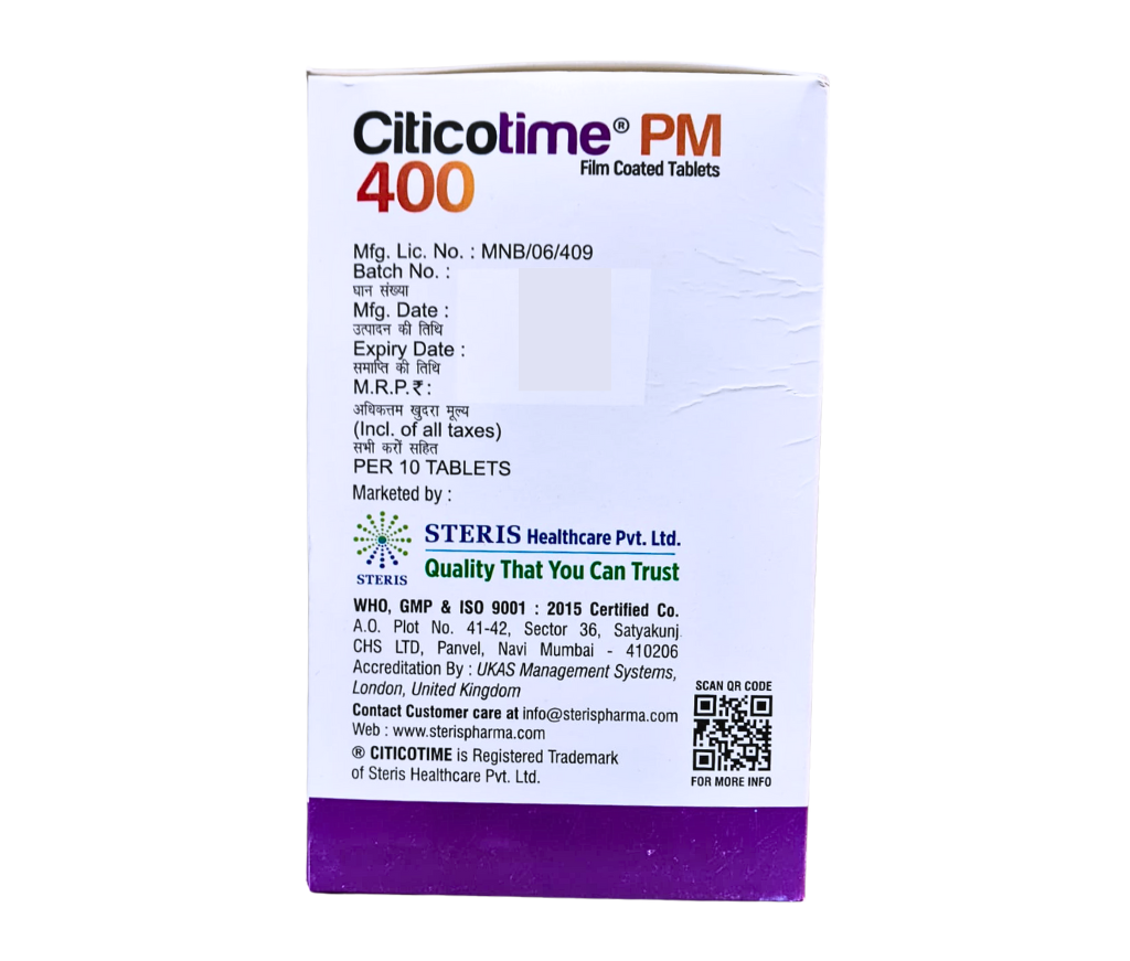Citicotime PM 400 view 3