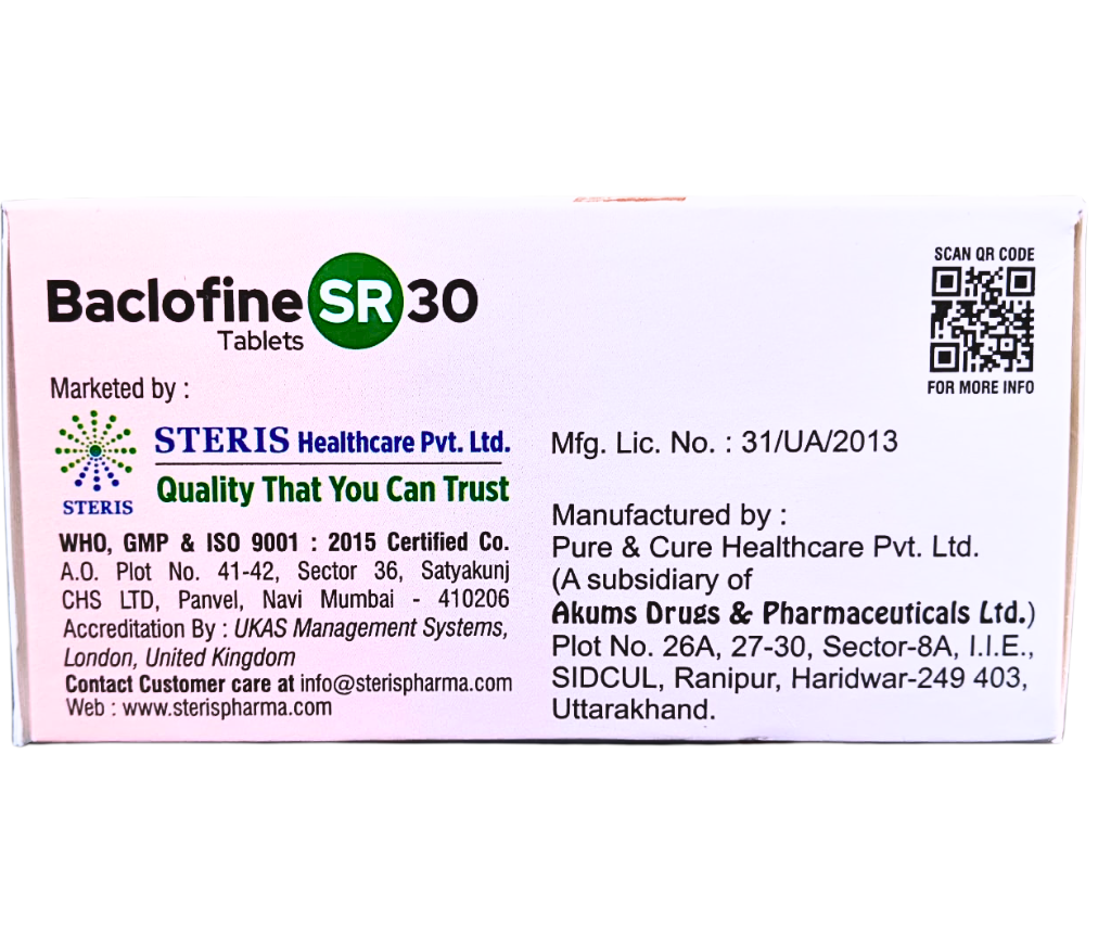 Baclofine SR 30 view 2