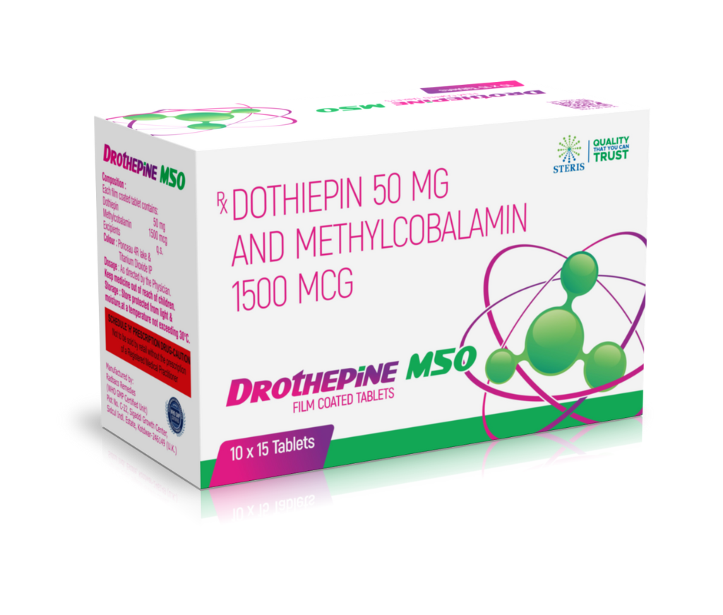 Drothepine M 50 product pack