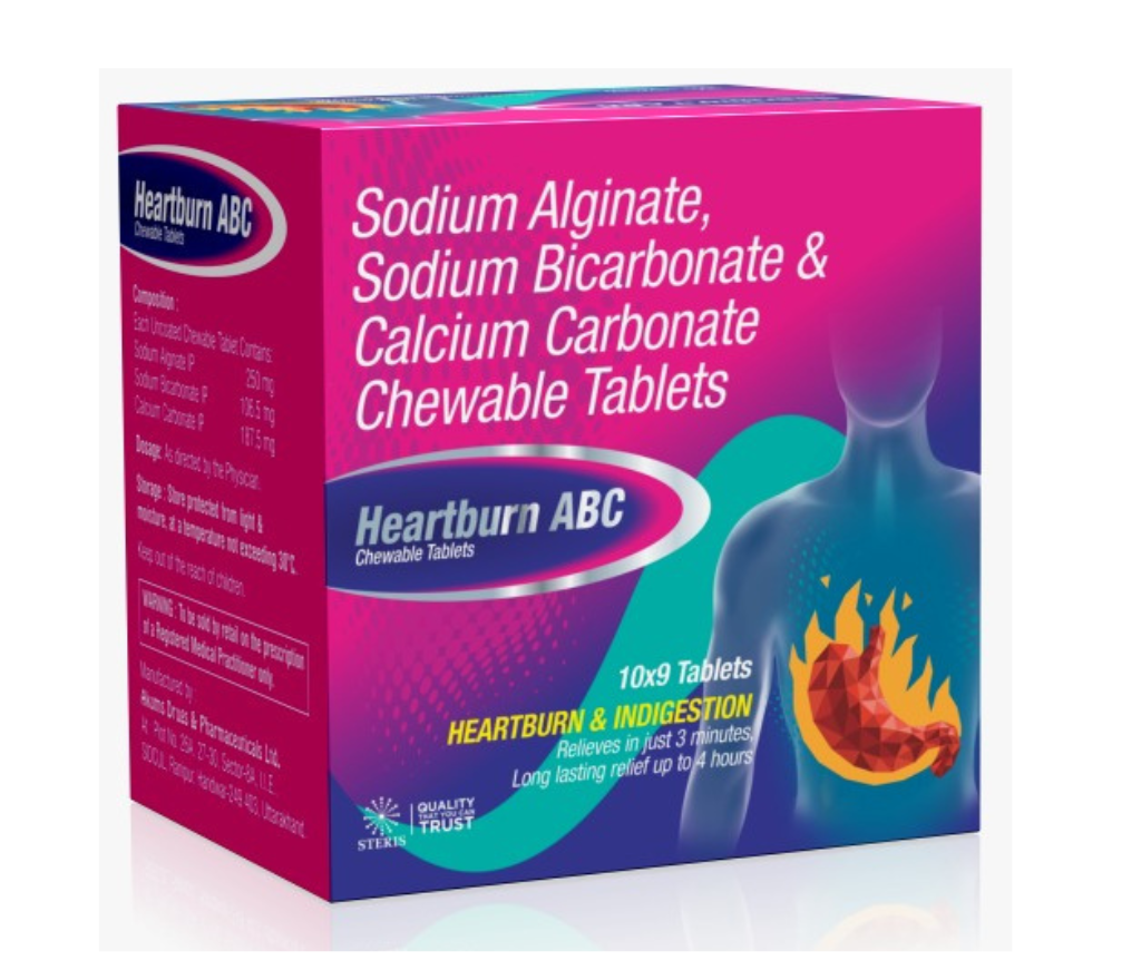 HEARTBURN ABC product pack