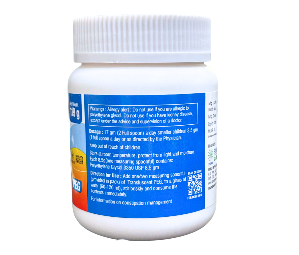 TRANSLUSCENT PEG POWDER view 2