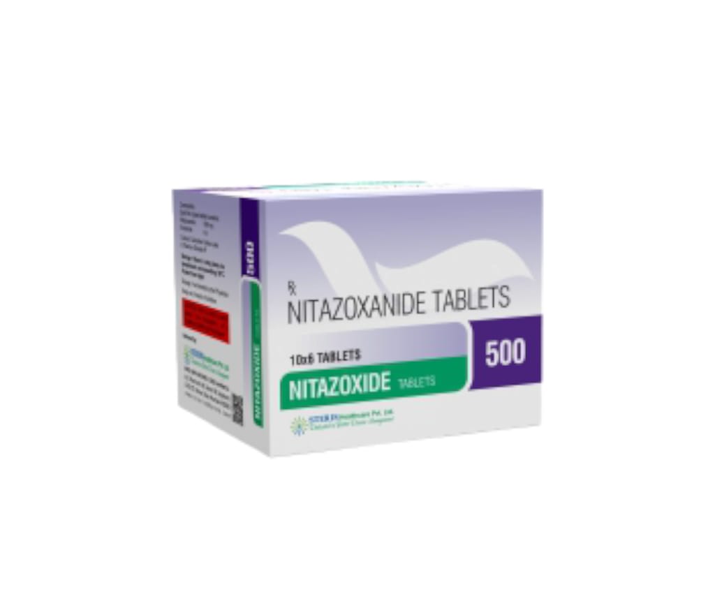 NITAZOXIDE 500 product pack