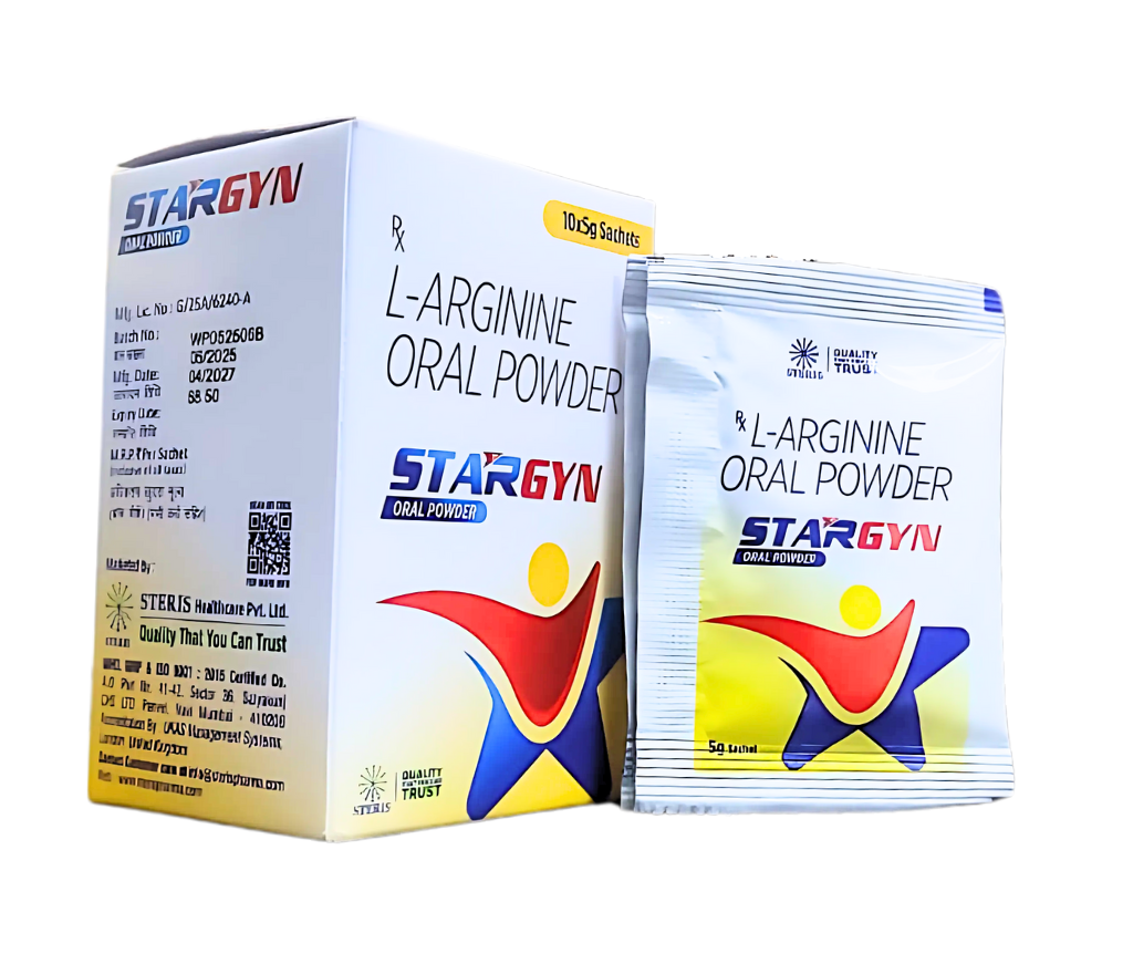 Stargyn Oral Powder product pack