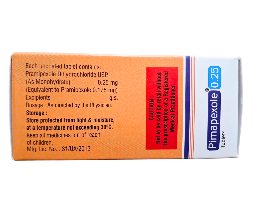 Pimapexole 0.25 Tablet view 4
