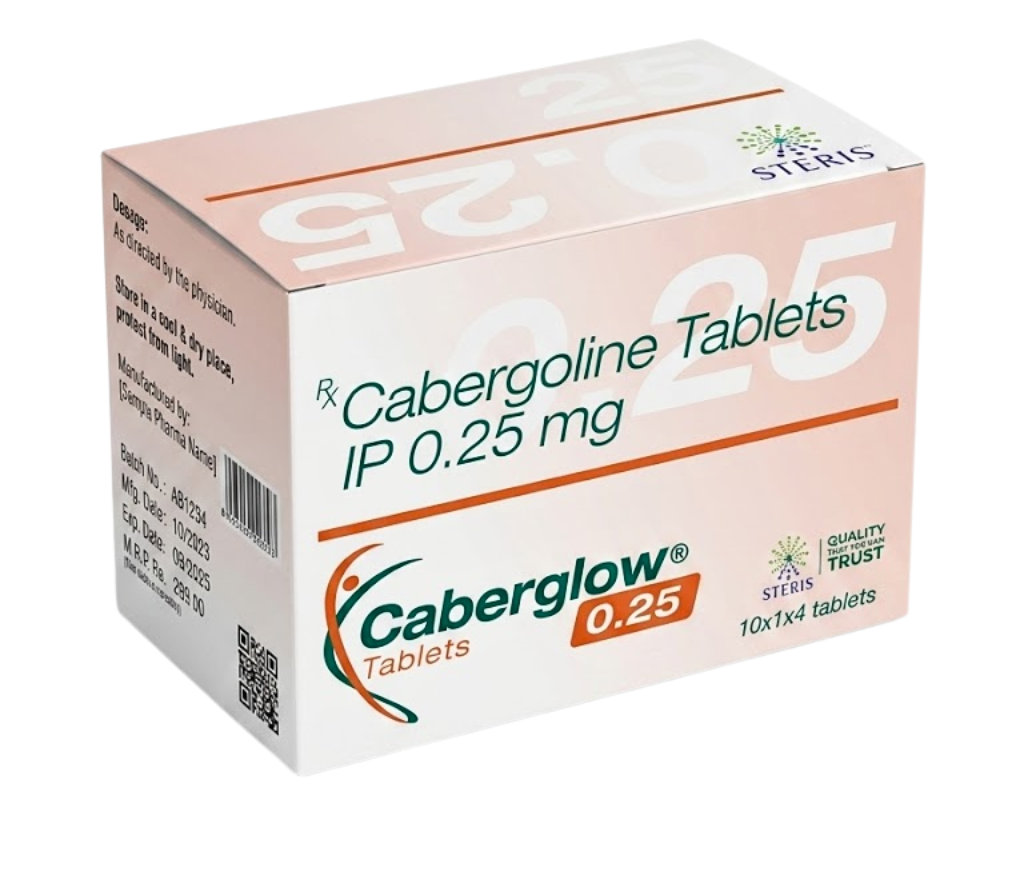 Caberglow 0.25 product pack